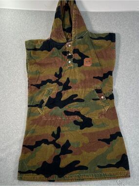 Slowtide Surf Poncho changing poncho Camo unisex S/M